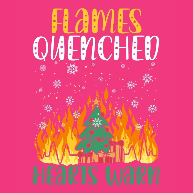 Flames Extinguished Hearts Warm Fire Fighting Wei