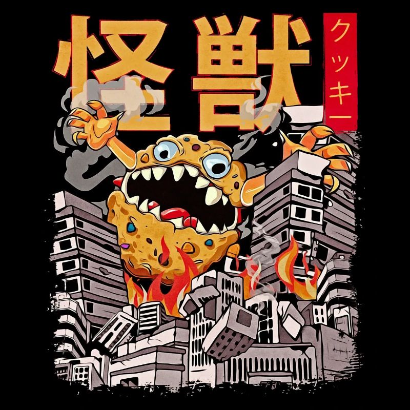 Kaiju Biscuit Japanese Anime Monster Pastry Baking