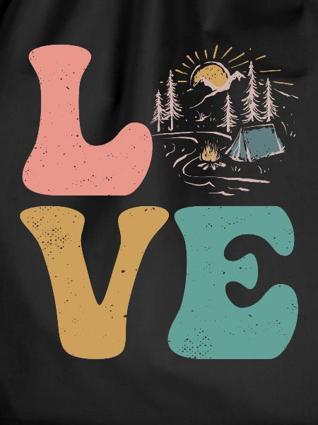 Camper Camp Camping LOVE