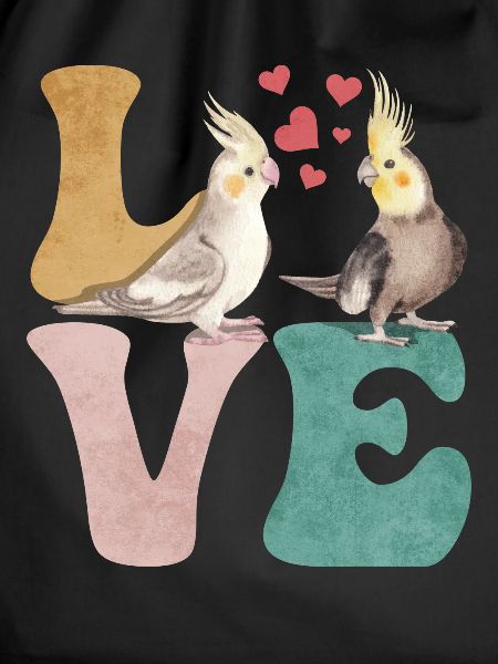 cockatiel parrot LOVE