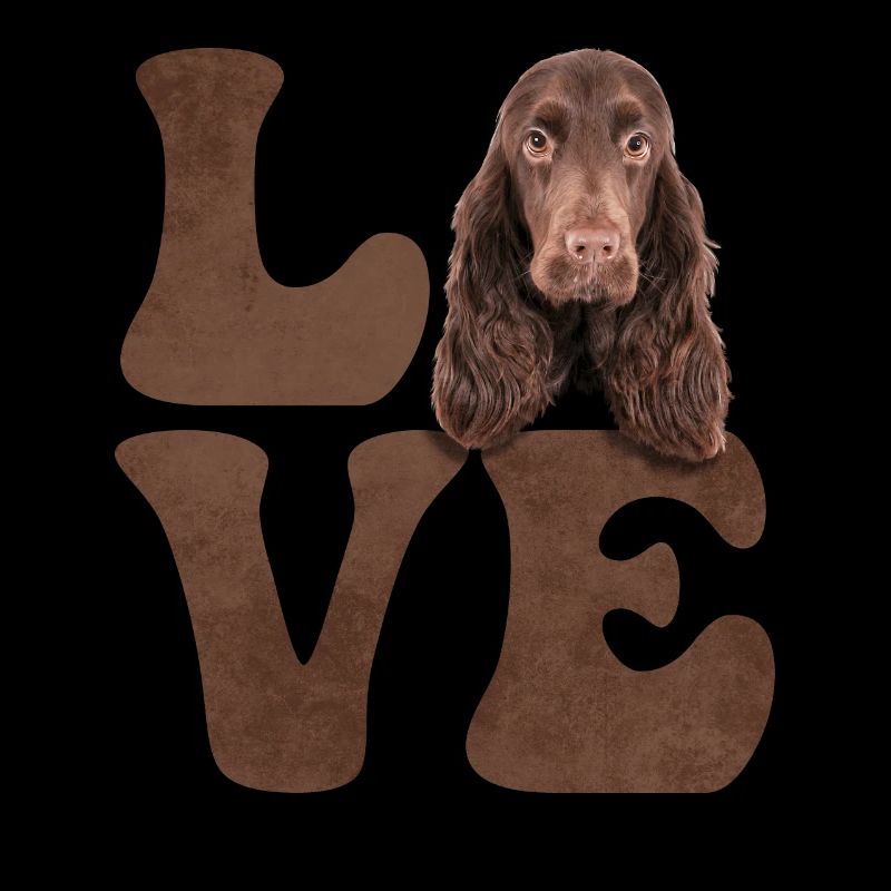 Cocker Spaniel Hund LIEBE