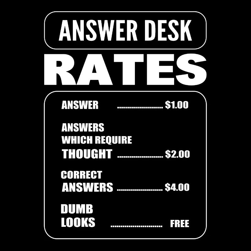 Answer Desk Rates Rezeptionist