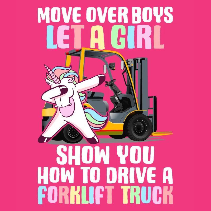 Gabelstaplerfahrer Mädchen