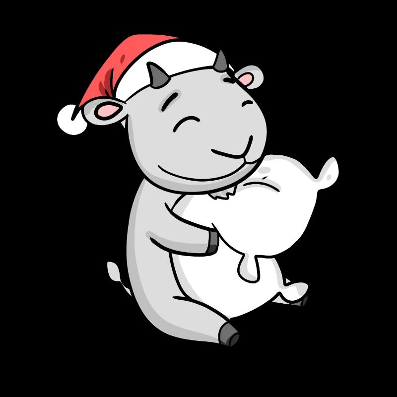 Chèvre Mignon Fatigué Noël