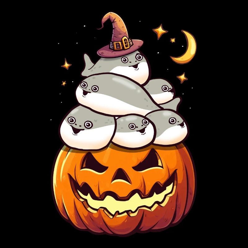 Sacabambaspis Pile Fish Meme Pumpkin Halloween
