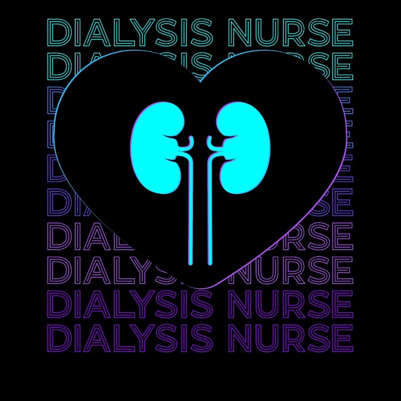 Dialyseschwester Dialyseassistentin Retro