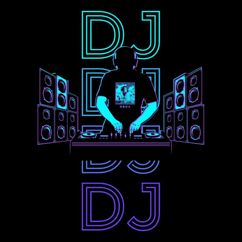 Disc Jockey Turntable Retro