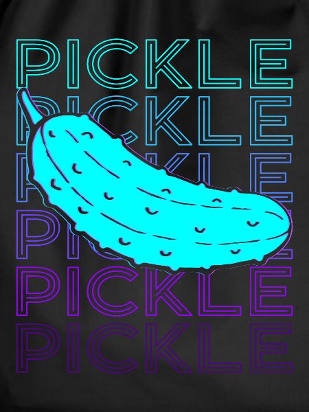 Pickle Cucumber Dill Retro