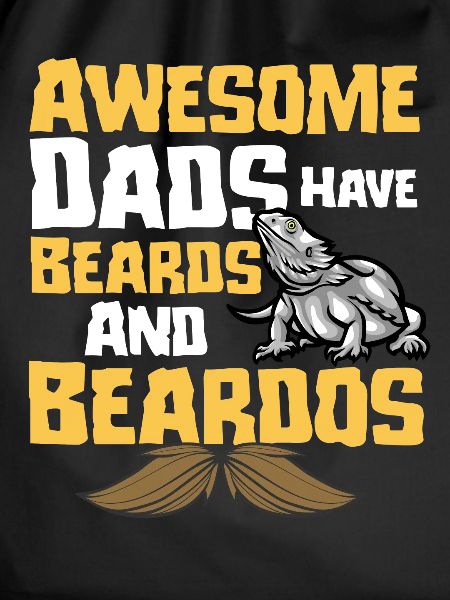 Funny bearded dragon dad