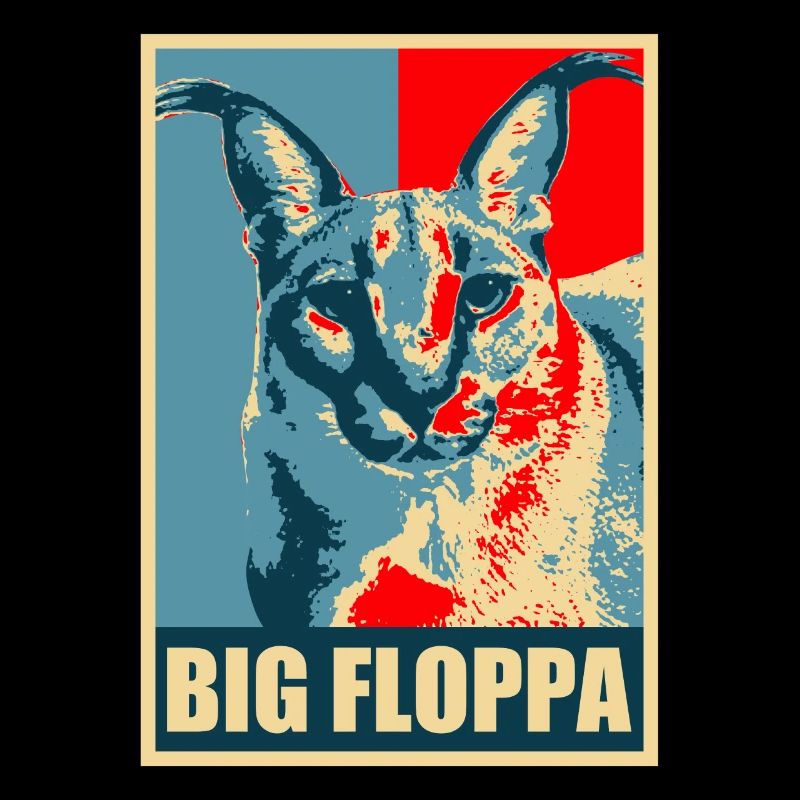 Großer Floppa Karakal Katze Meme