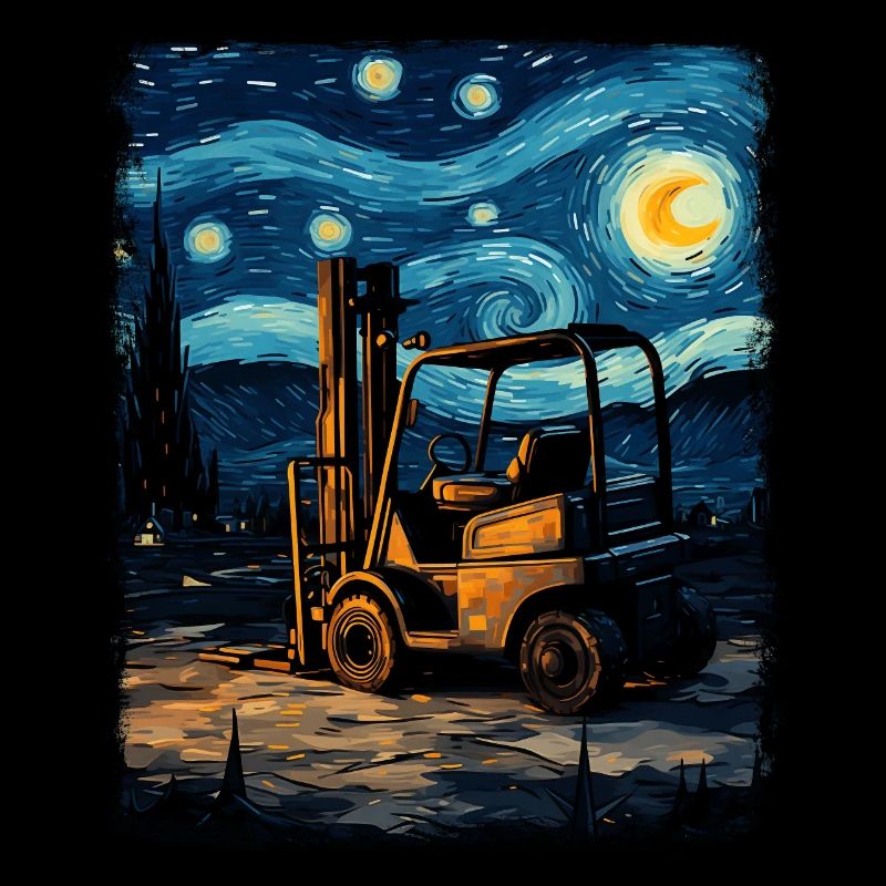 Gabelstaplerfahrer Gabelstaplerfahrer Sternennacht