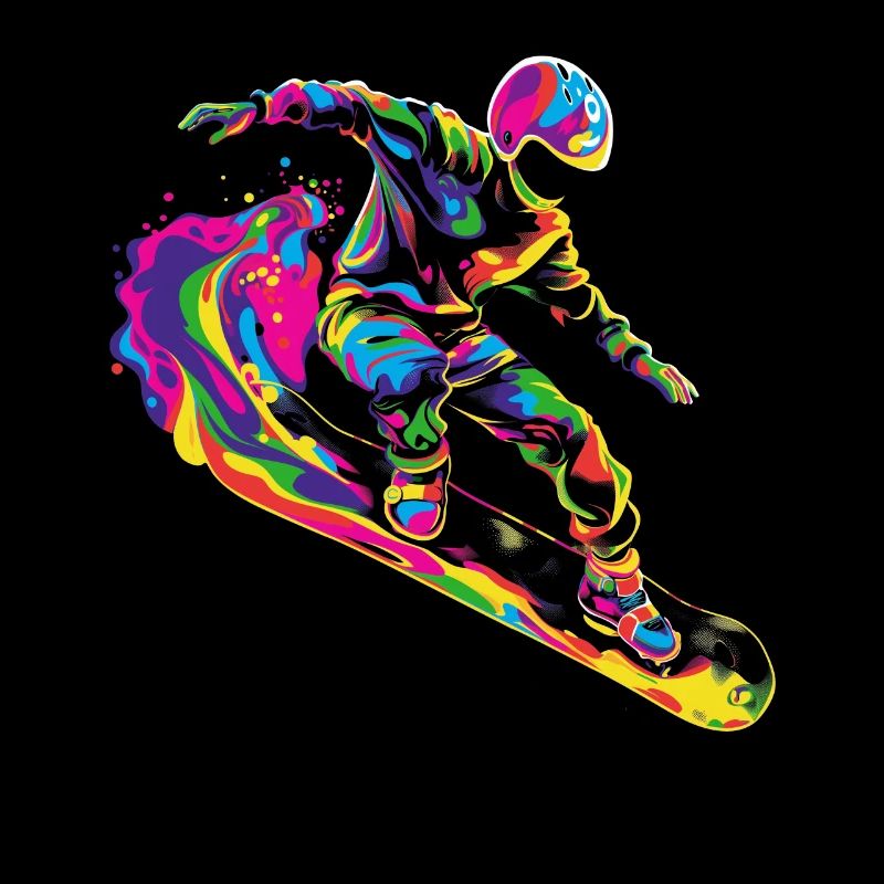 Sandboarding Sandboarder Popart