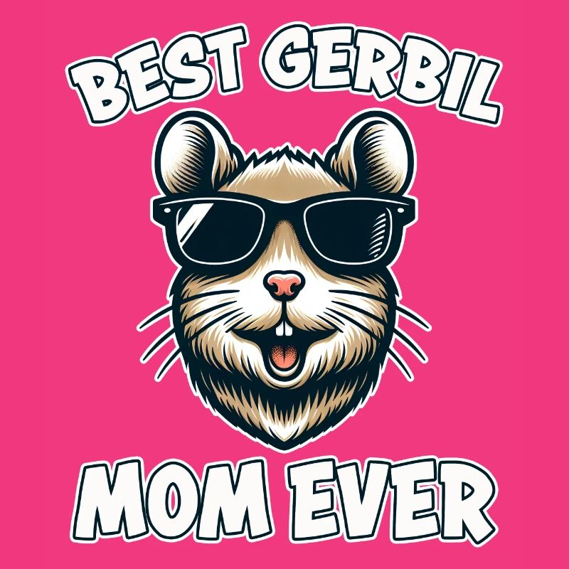 Gerbil Saying Gerbil Mom Funny Gerbil Gift