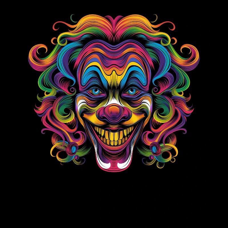 Clowncore, Esthétique, Coloré, Cirque, Clown, Effrayant