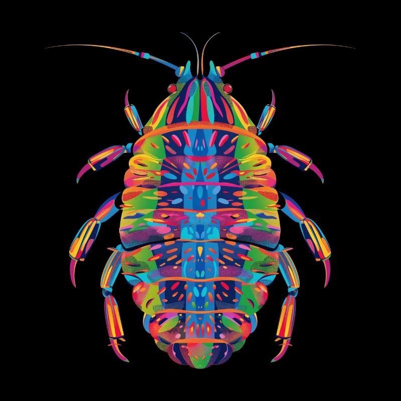 Isopod Pop Art