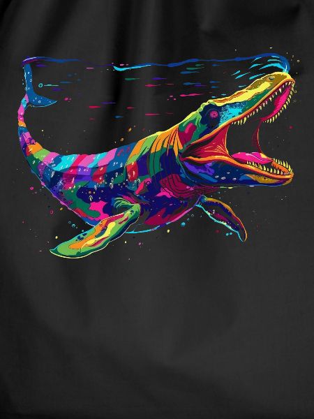 Mosasaurus Dinosaur Popart