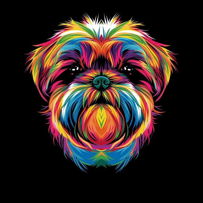 Shih Tzu Dog Popart