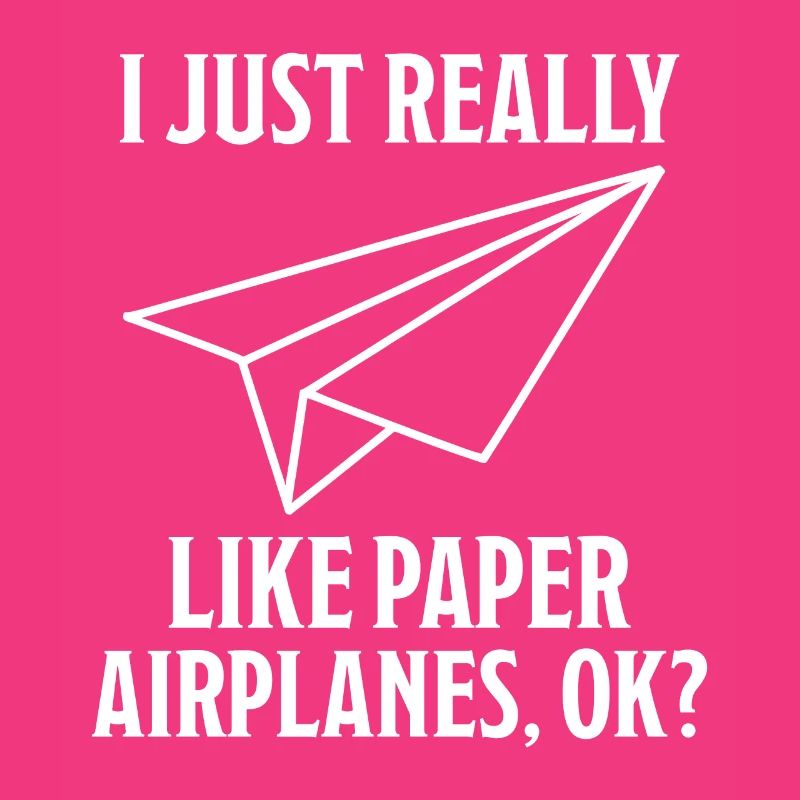 Papierflieger Spruch Witz Papierflugzeug Geschenk
