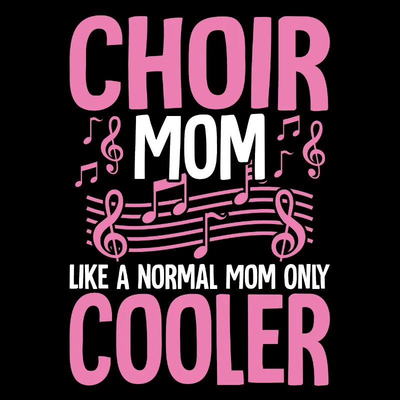 Chor-Mutter Nur Kühler Lustiger Sänger Singender C