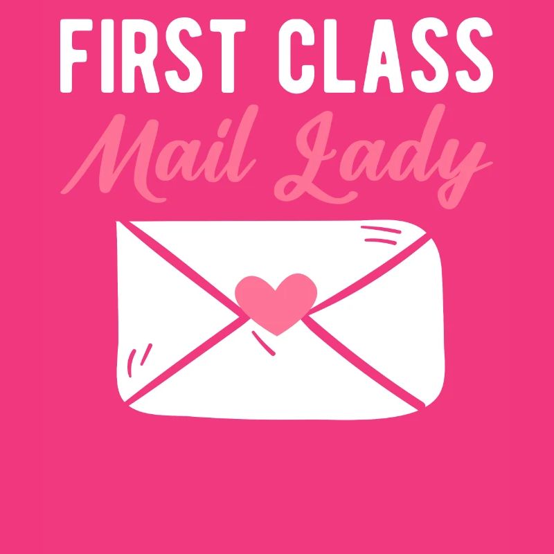 First Class Mail Lady Postangestellte