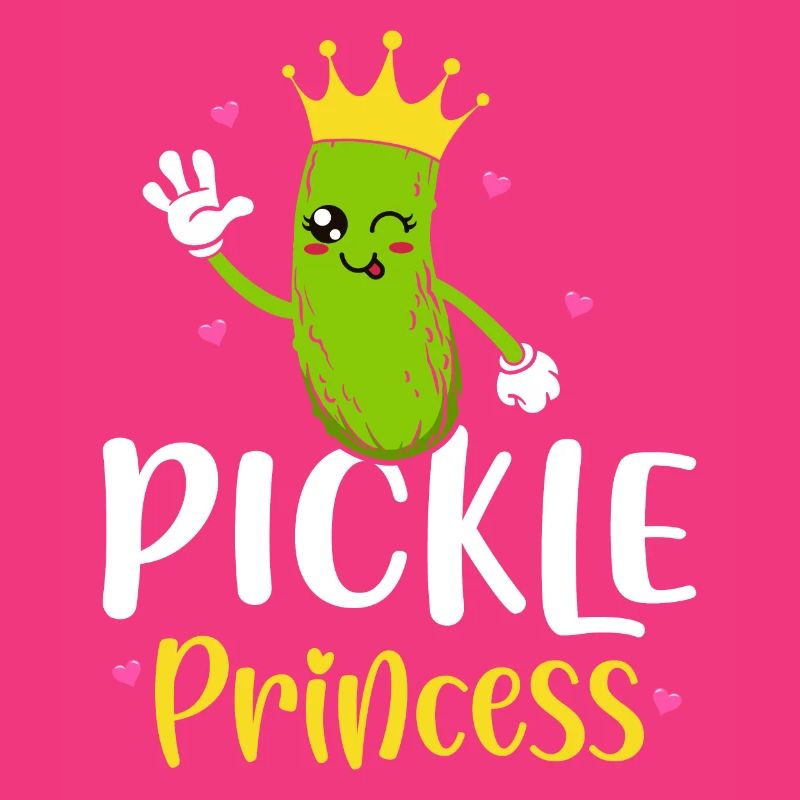 Concombre Princesse Drôle Concombre Fille Concombre