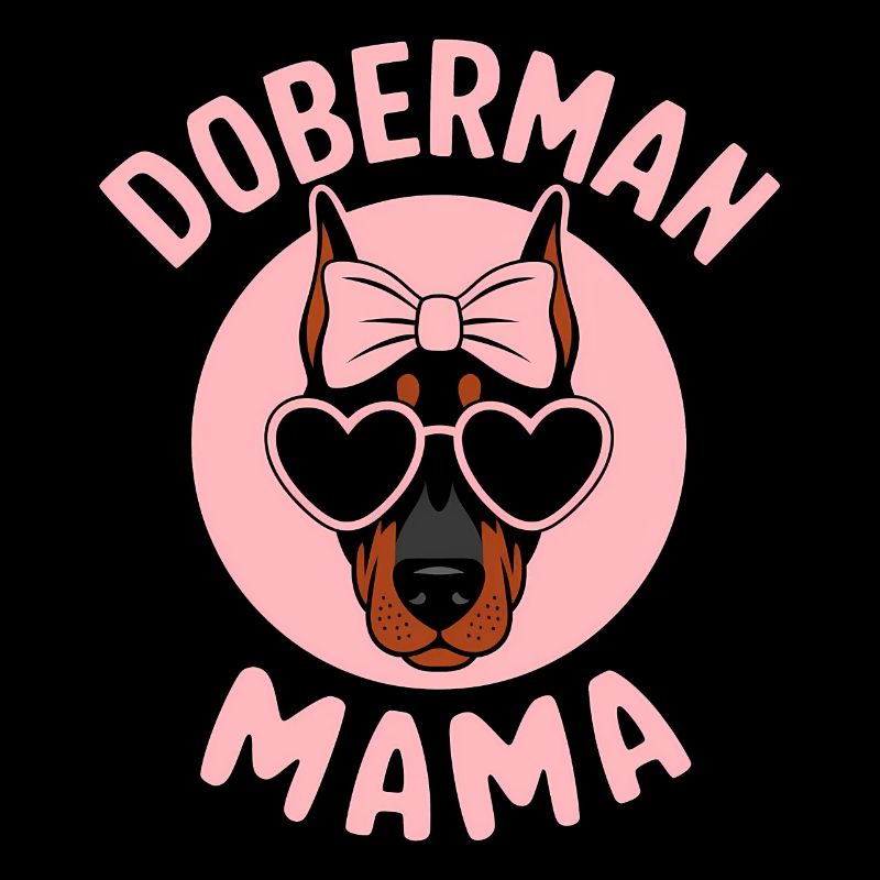 Dobermann Spruch Mama Lustiges Dobermann Geschenk