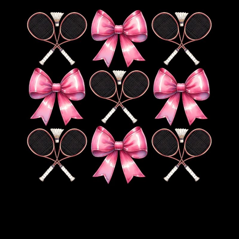 Coquette Bow Raquette de Badminton Rose
