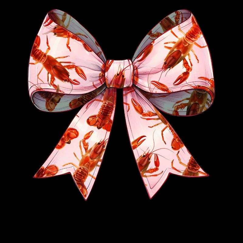 Coquette Bogen Langusten Flusskrebs Muttertag Rosa