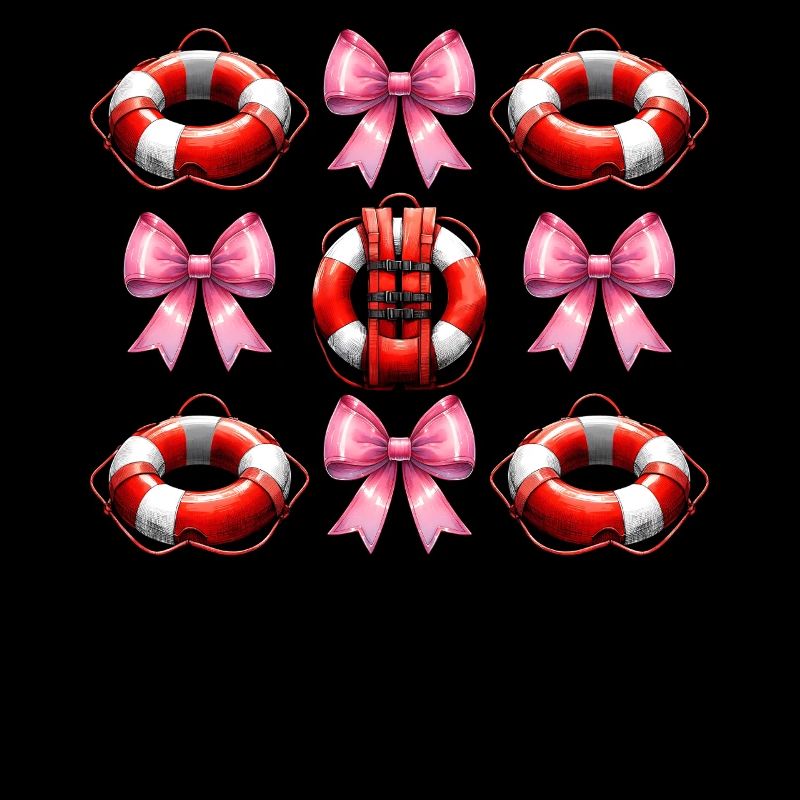Coquette Bow Lifeguard Garde de piscine Rose