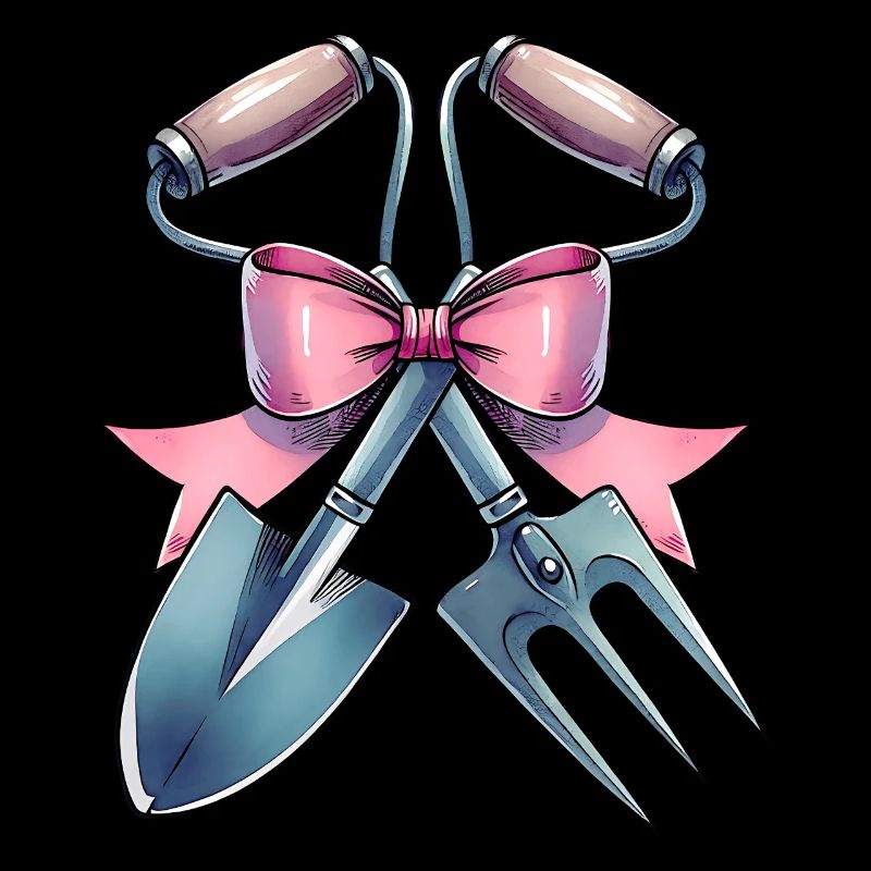 Coquette Bogen Gartenarbeit Gärtner Schaufel Rosa