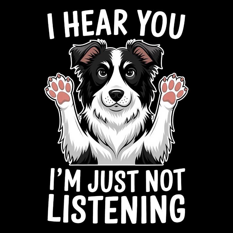 Border Collie Spruch Lustig Border Collie Geschenk