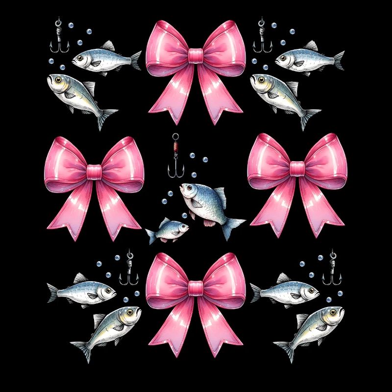 Coquette Bow Hameçon Pink Bow