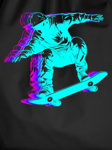 Retro Skateboarding Skateboarder Skateboard