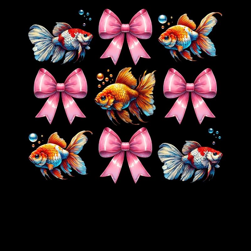 Coquette Bogen Goldfisch Fisch Mama Muttertag rosa