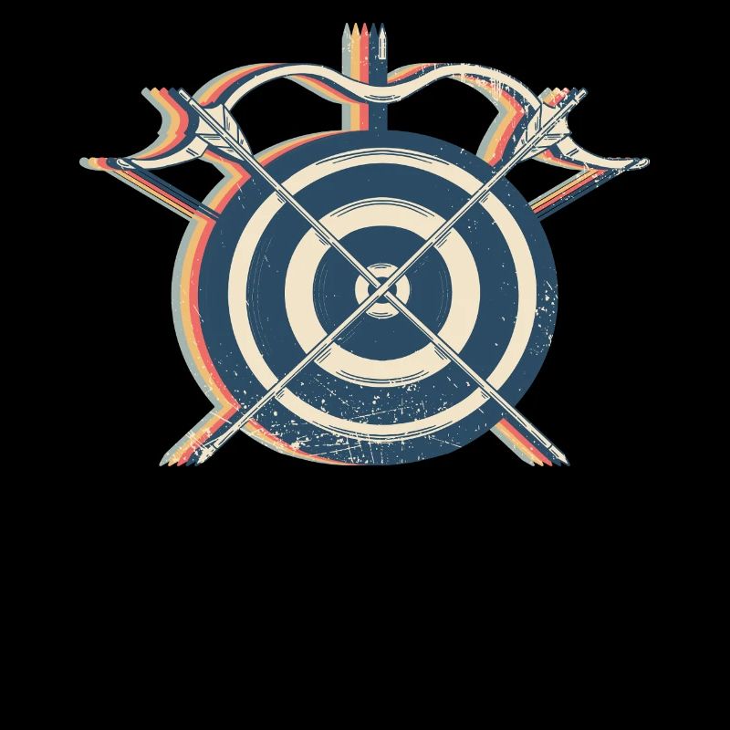 Archery Archer Bow and Arrow Retro