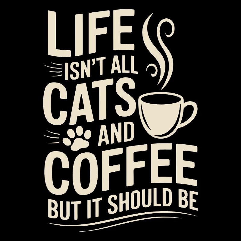 Kaffee Spruch Katzen Lustiges Kaffee Geschenk