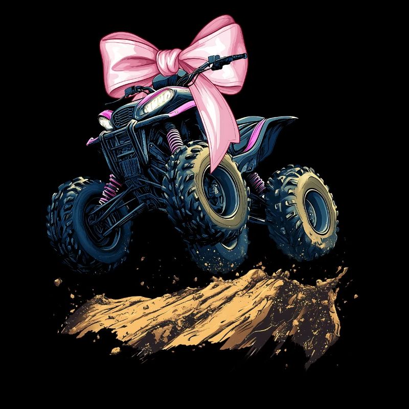 Coquette Bogen Atv Quad 4 Wheeler Mädchen Mama
