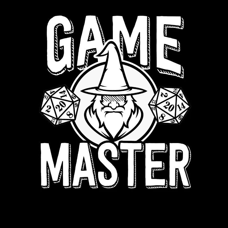 Games Master Role Playing Dice Druid Wizard