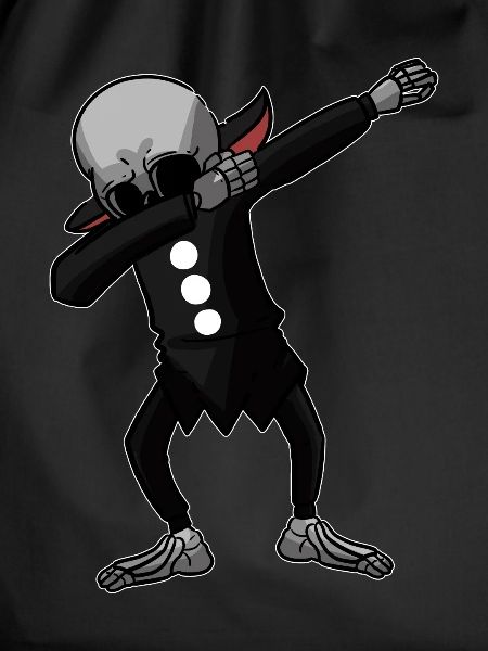 Halloween Dabbing Skeleton