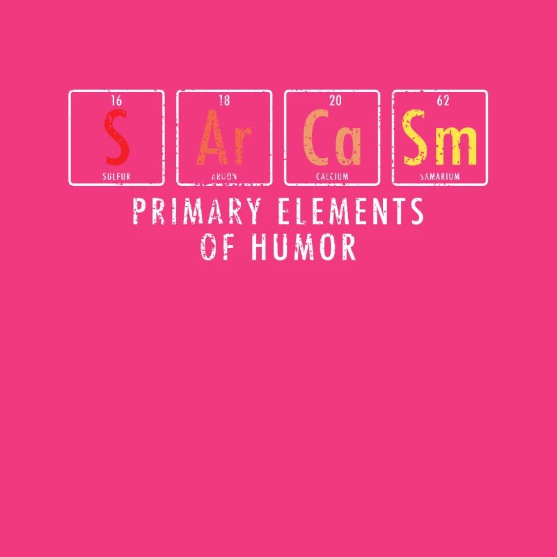 Éléments du sarcasme Science Nerd