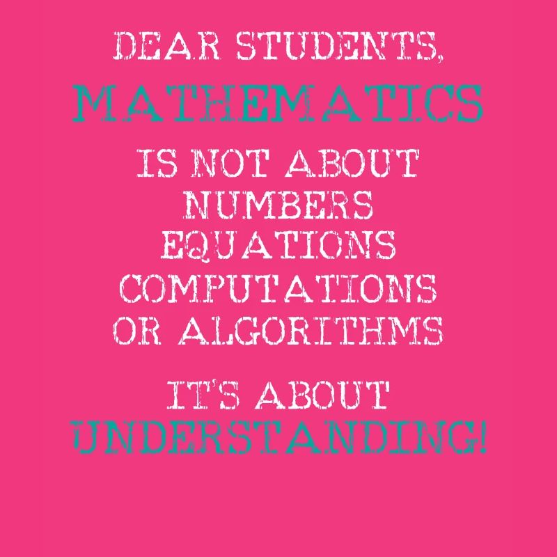 Lettre de professeur de math