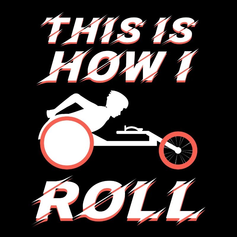 Rollstuhlsport Spruch Rennrollstuhl