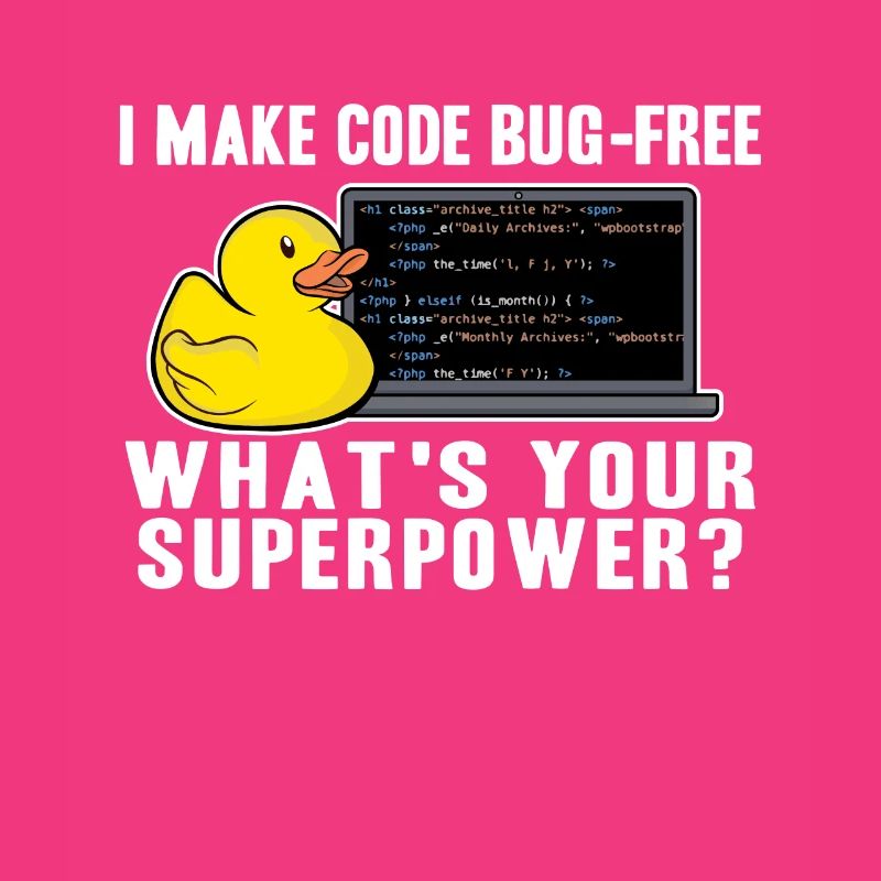 Programmeurs Canard Programmation Debugging Drôle