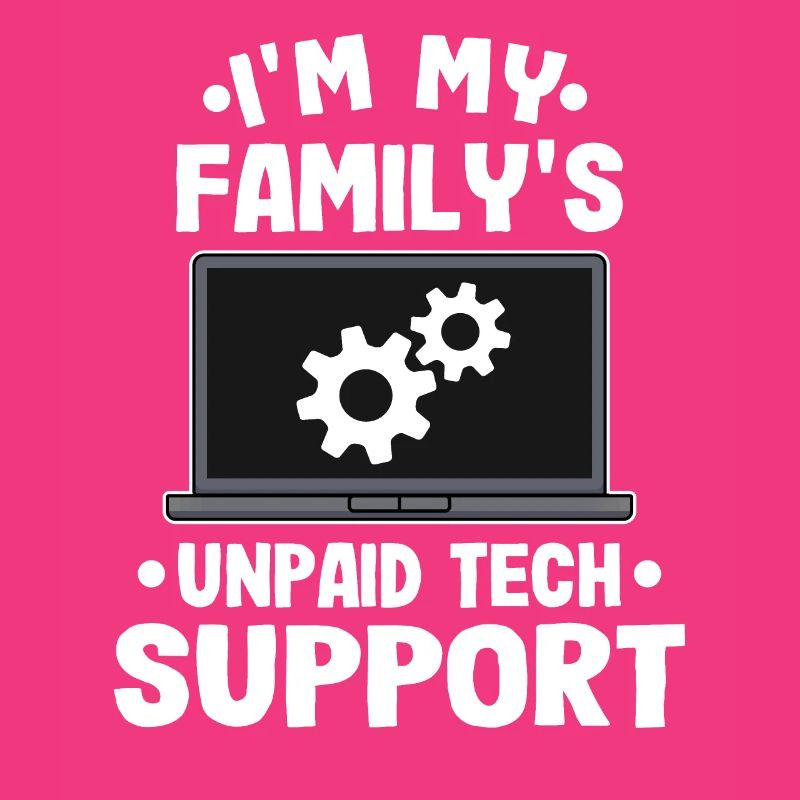 Unpaid Tech Support Funny Technical Support Gift