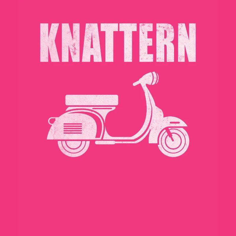 Roller Motorroller Scooter Knattern Rollerfahrer