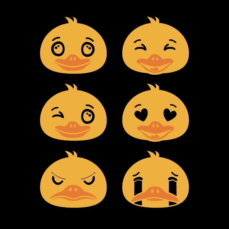 Duck Faces Bathing Ducks