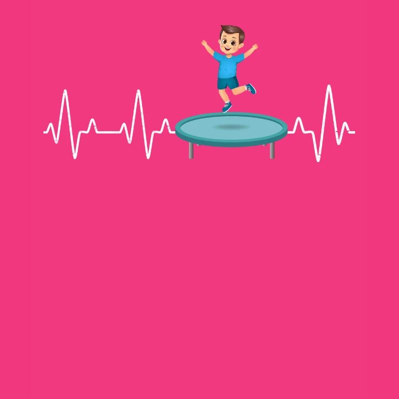 Trampoline Young Jumping