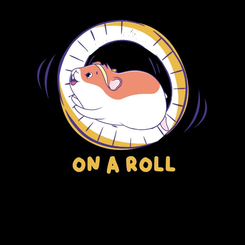Hamster On A Roll Hamsterrad Geschenk