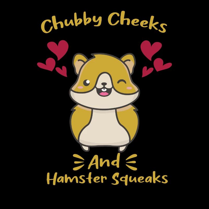 Chubby Cheeks Hamster Squeaks Hamster Cheeks Hearts