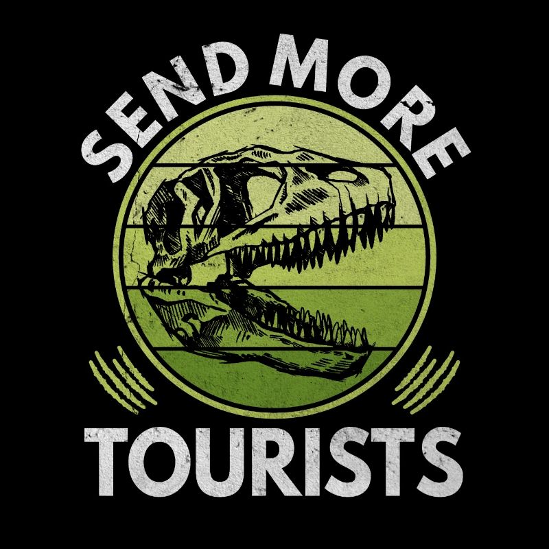 Send More Tourists Vintage Dinosaurier Wanderteam